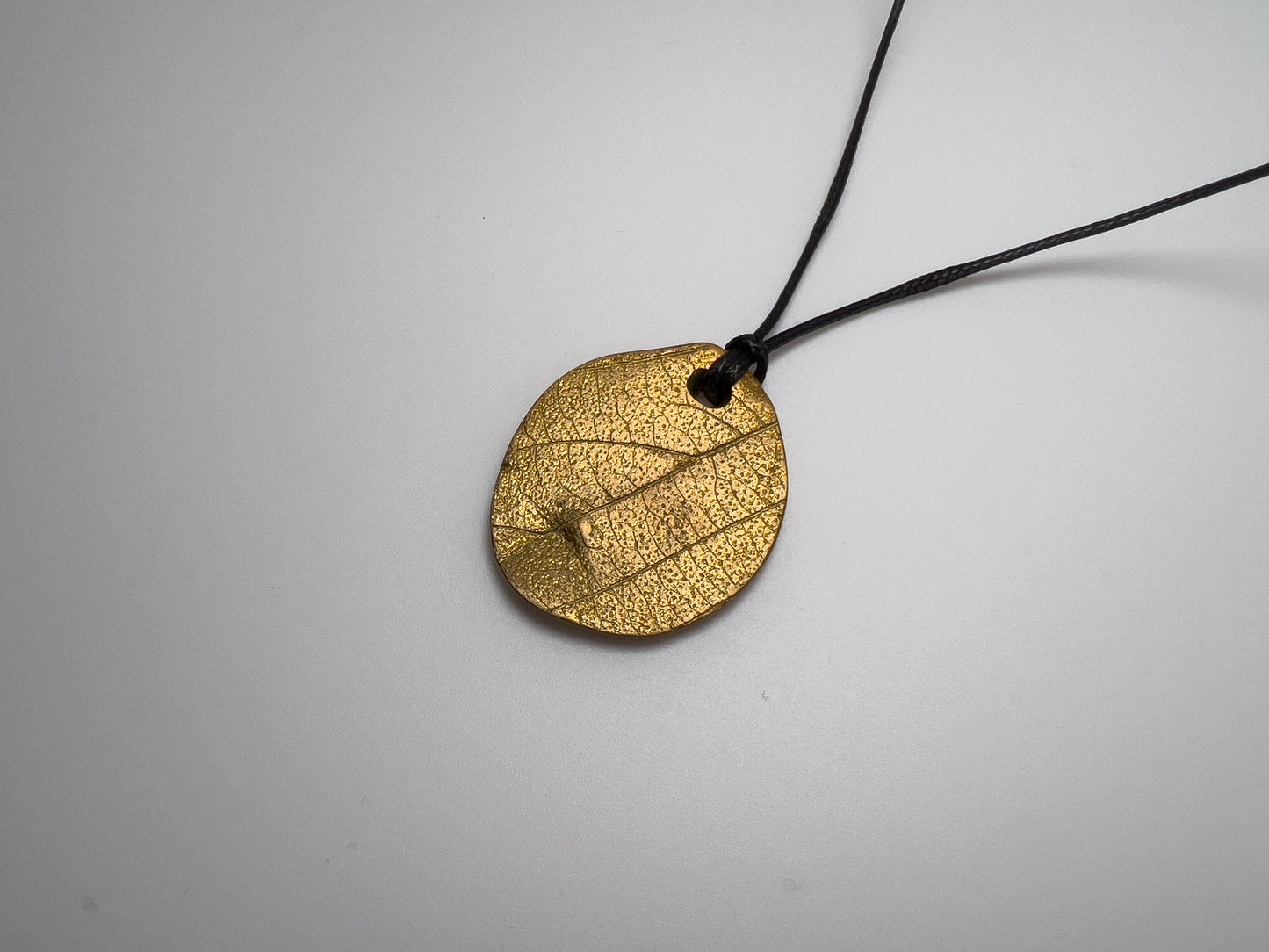 No-09. Brass Leafprint Pendant