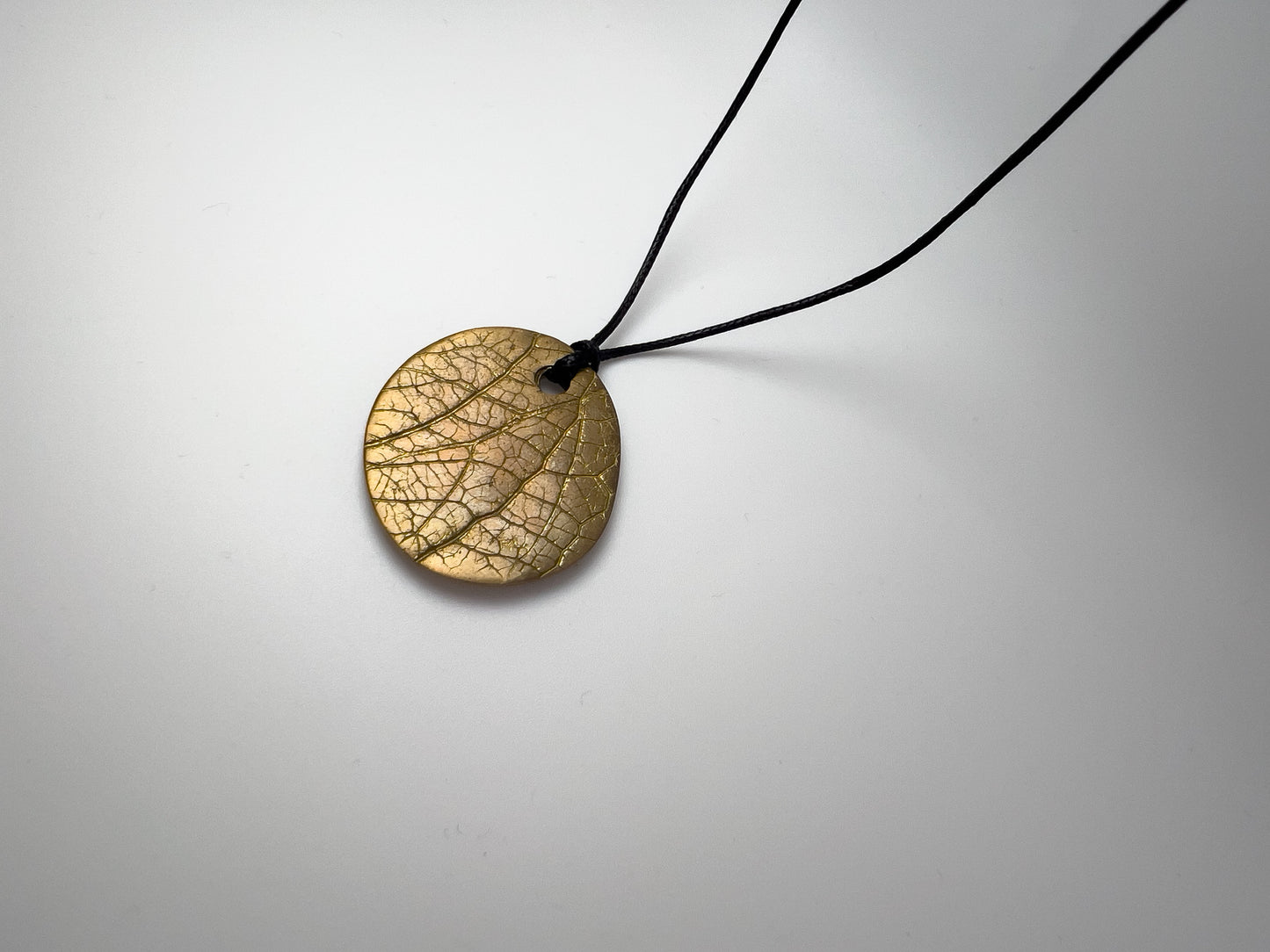 No-11. Brass Leafprint Pendant