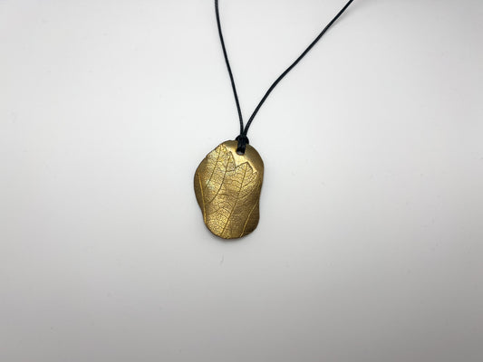 No-07. Brass Leafprint Pendant