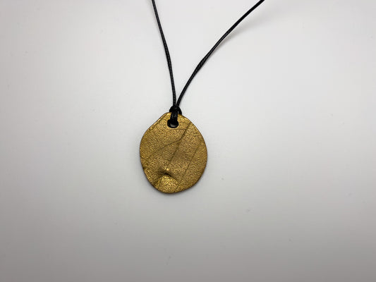 No-09. Brass Leafprint Pendant